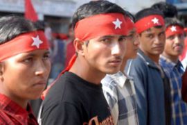 Maoist supporters Neapl