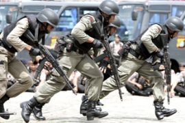 Indonesian police anti terror units