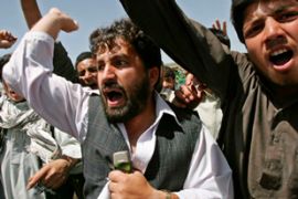 afghanistan attack protest