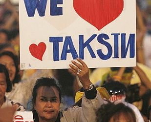 thaksin, supporters, thailand