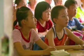 China school children