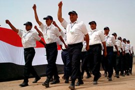 Iraqi police cadets