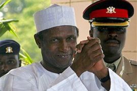 Nigeria's new President Umaru Yar'Adua