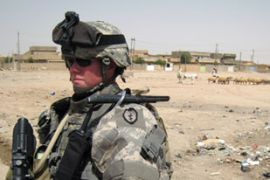 US soldier in Iraq