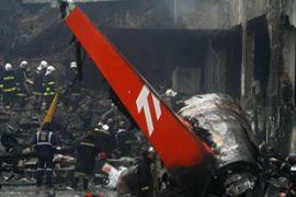 TAM flight wreckage in Brazil