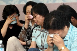 south korean hostage families