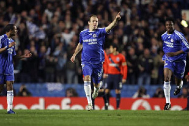 Arjen Robben of Chelsea celebrates