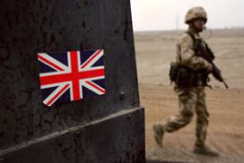 British soldier in Basra