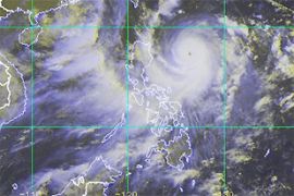 philippines typhoon sepat satellite image