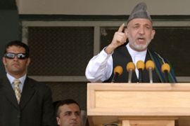 Hamid Karzai at independence day