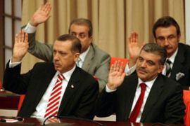 Abdullah Gul and Tayyip Erdogan