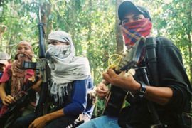 Philippine communist New People's Army rebels