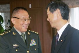 china japan defence ministers