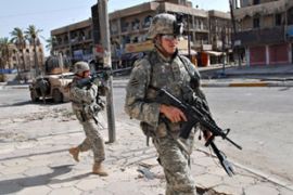 US troops in Baghdad