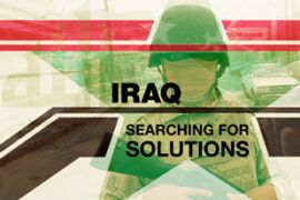 Searching for solution Iraq graphic