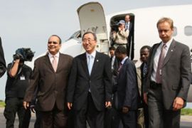 Ban Ki-moon in Chad
