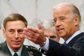 Senator Joseph Biden and General David Petraeus