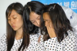 Korean hostages leave hospital