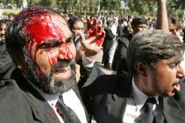 Pakistan lawyers protest