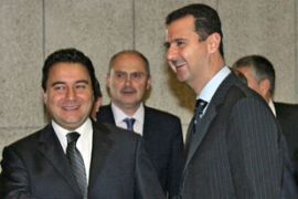 Turkey foreign minister and Syria president