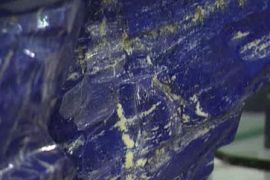 Lapis lazuli mine in Afghanistan
