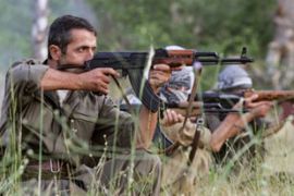 PKK fighters in Iraq