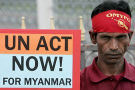 Myanmar Protest Thailand