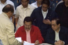 Estrada Sign Papers Release Freedom