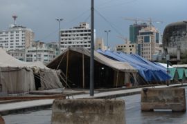 Tent protest Beirut