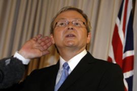 Kevin Rudd - new Australian prime minister