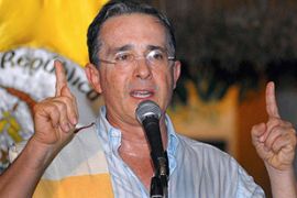 colombia president alvaro uribe