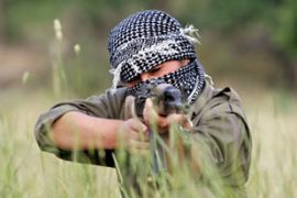PKK fighter