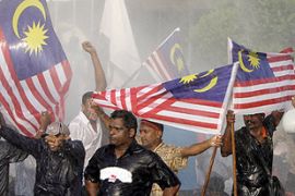 malaysia ethnic indian protest