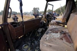 Pakistan Truck Blast Bomb