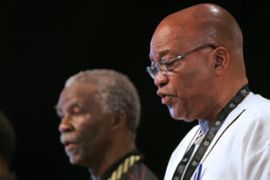 Zuma and Mbeki