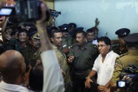 Sri Lanka hostage minister