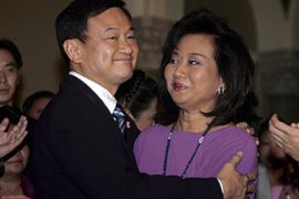 thailand thaksin and wife