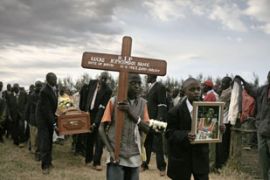 Funeral of Kenyan runner Lucas Lang