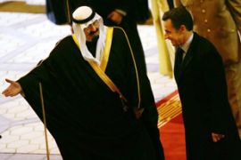 Nicolas Sarkozy in Saudi Arabia