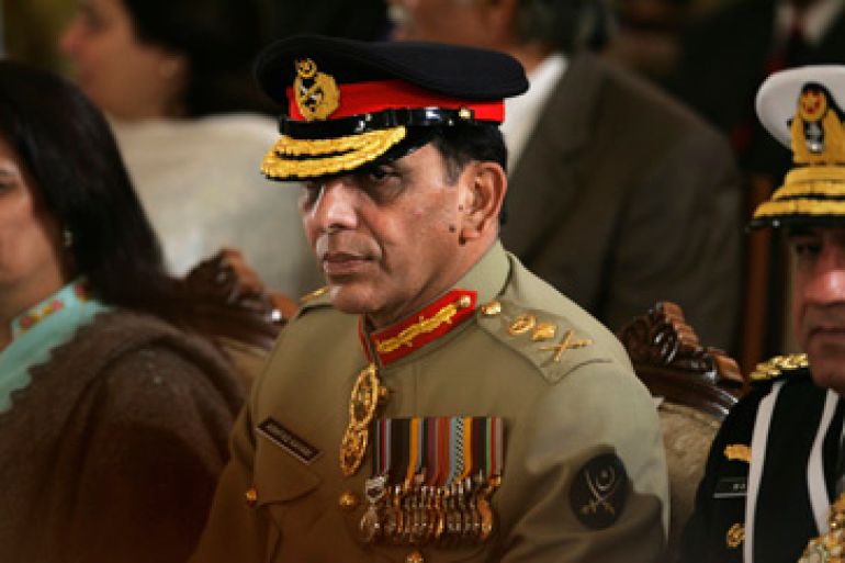 Pakistani army chief General Ashfaq Kayani