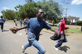 Kenya funeral rioters