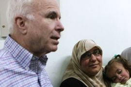 Iraq John McCain anniversary war Republican presidential candidate
