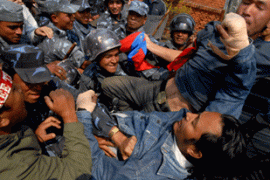 Nepal protest scrap