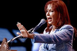 argentina buenos aires cristina kirchner speech protest farmers