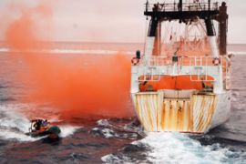 Greenpeace Japan whaling ship