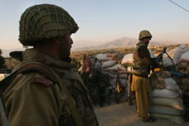 Pakistani troops in Swat valley