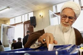Iran clergyman votes