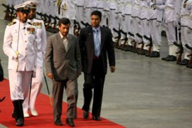 Ahmadinejad in Sri Lanka visit
