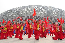 china olympic stadium dance