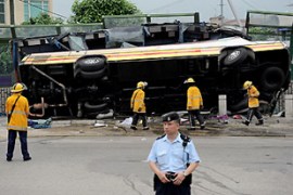 hong kong bus crash